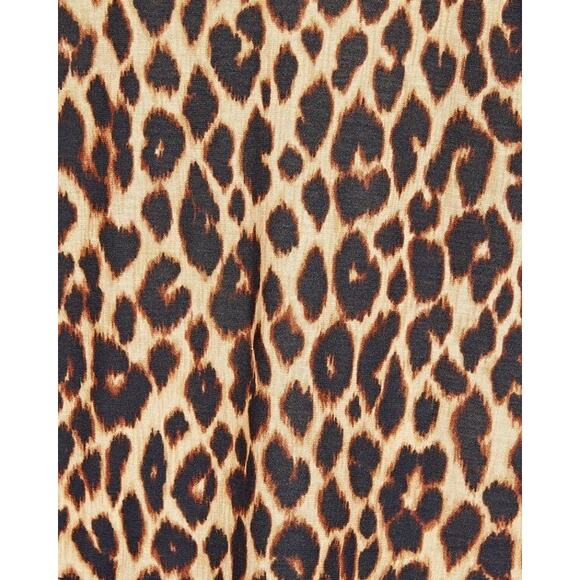 A.L.C. Karlie Leopard Print Puff-Sleeve T-Shirt‎ Size XS New with Tags - Picture 7 of 9